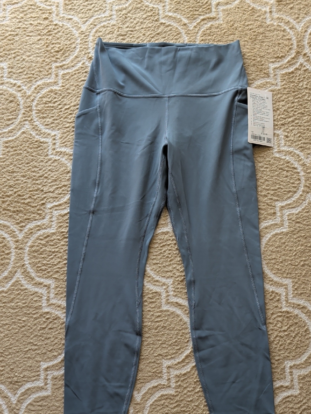 Lululemon Align High-Rise Pant 25" *Pockets Steel Blue NWT